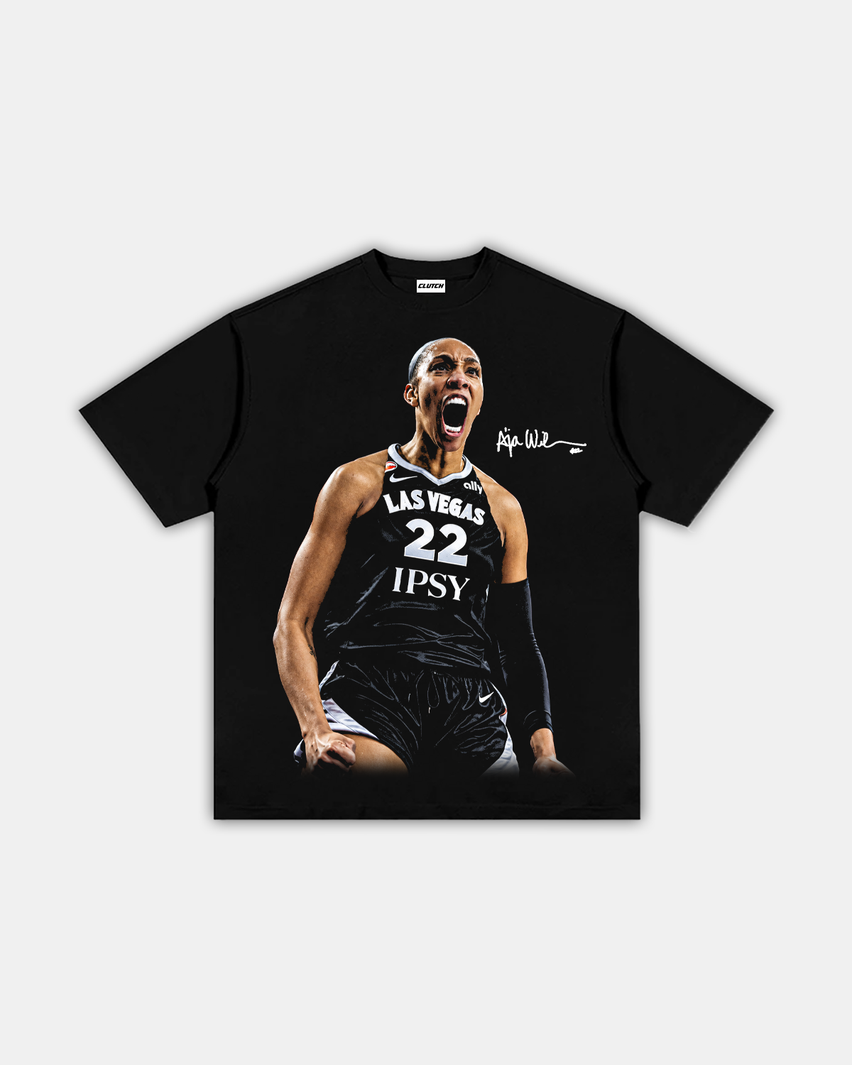 A'JA WILSON "CLUTCH" TEE