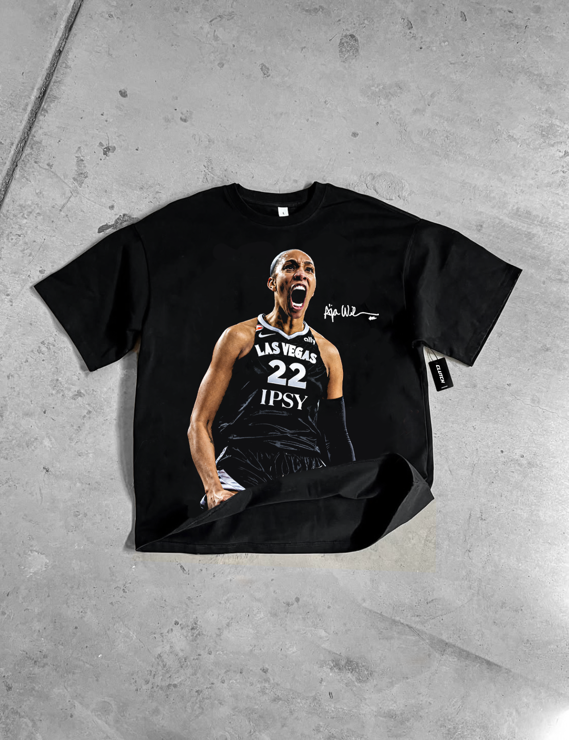A'JA WILSON "CLUTCH" TEE